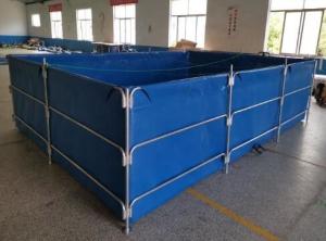 Wholesale Outdoor And Indoor 30000L PVC Tarpaulin Foldable Fish Tank Fish Pond Plastic Tank from china suppliers