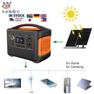 Wholesale camping powerstation tragbare kraftwerk lifepo4 battery charge power station solar portable from china suppliers