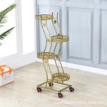 Anti Corrosion H81cm 6 Tier Metal Plant Stand For Decoration