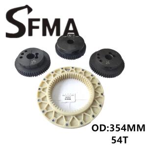 Wholesale 354MM Digger Excavator 54Teeth Connection Plate from china suppliers