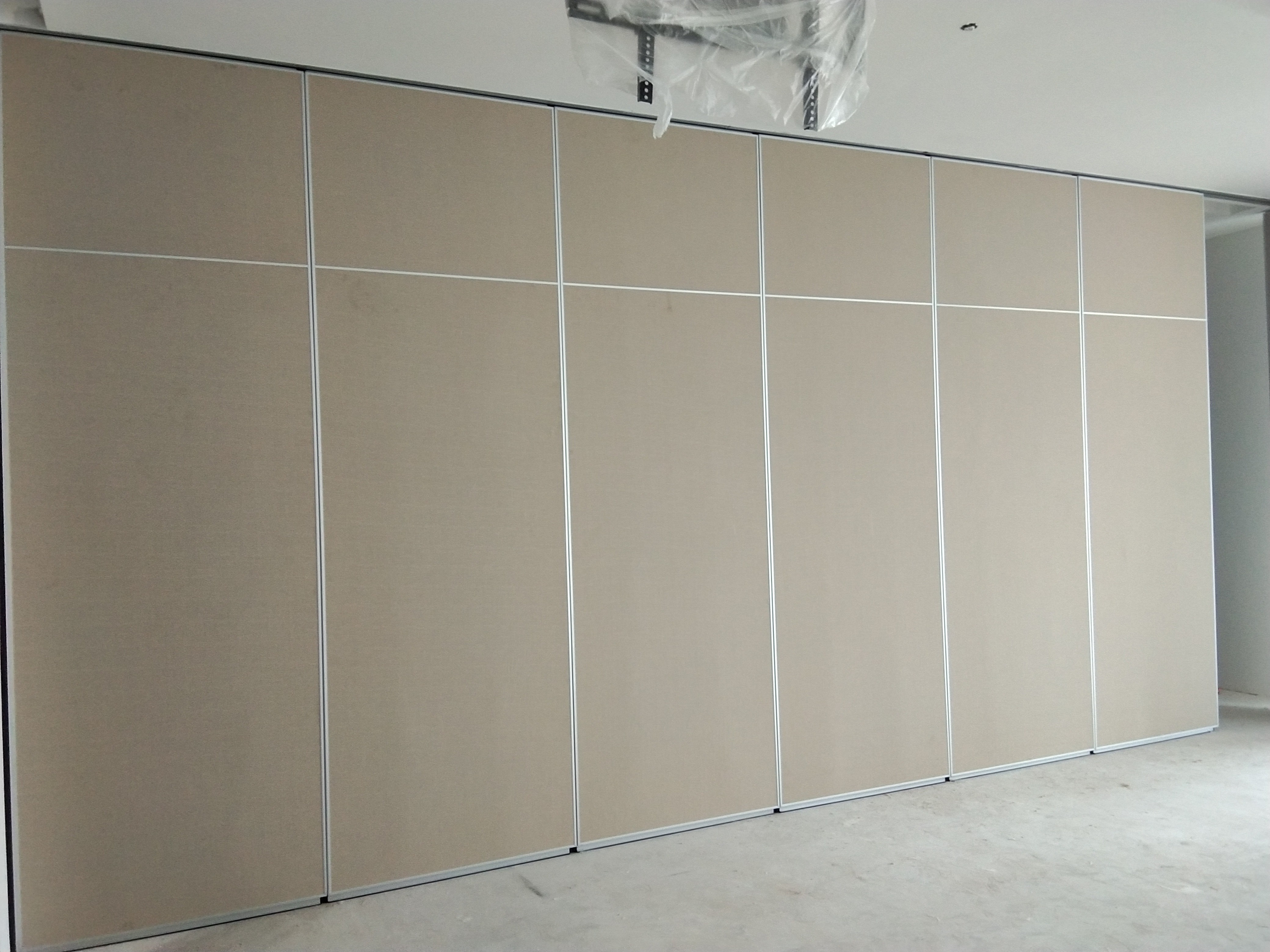 Aluminum Frame Restaurant Movable Partition Walls Acoustical Collapsible Wall