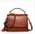 Real Leather Tote Bags for Women Retro Single Shoulder Bags Lady Daily Handbags