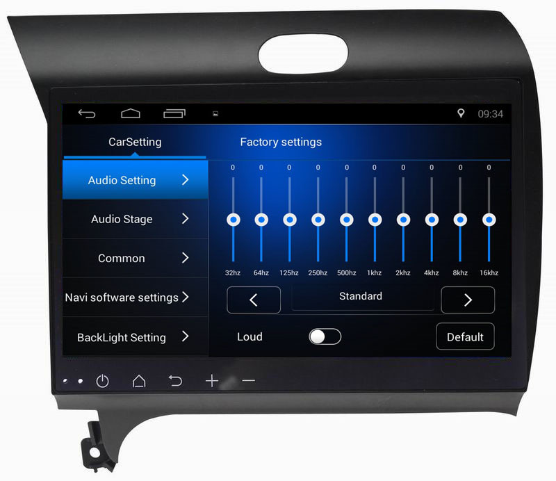 Ouchuangbo in dash audio radio stereo navigation android 8.1 for Kia K3 2013 support bluetooth AUX SWC