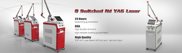 Q switch nd yag laser tattoo removal system freckles pigment age spots removal beauty machine