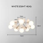 Modern Nordic Led Ceiling Lamp Living Room Kitchen Bedroom Hallway Scandinavian