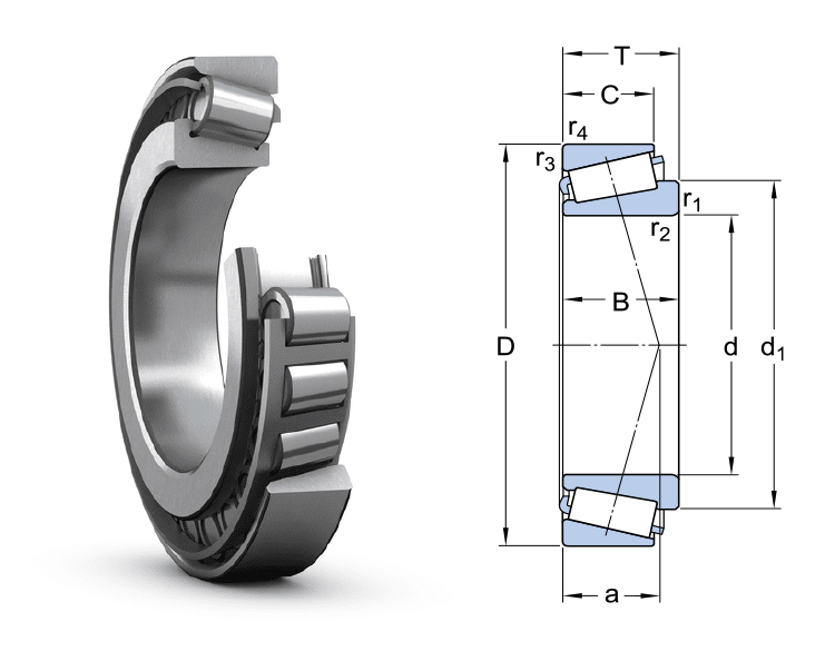 70x125x114 Excavator Gearbox Truck Wheel Hub Bearing 566074.H195 805923 805958