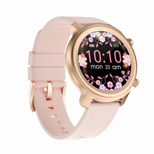 170mAh Round Android Watch Faces , 1.28in Smart Heart Rate And Blood Pressure