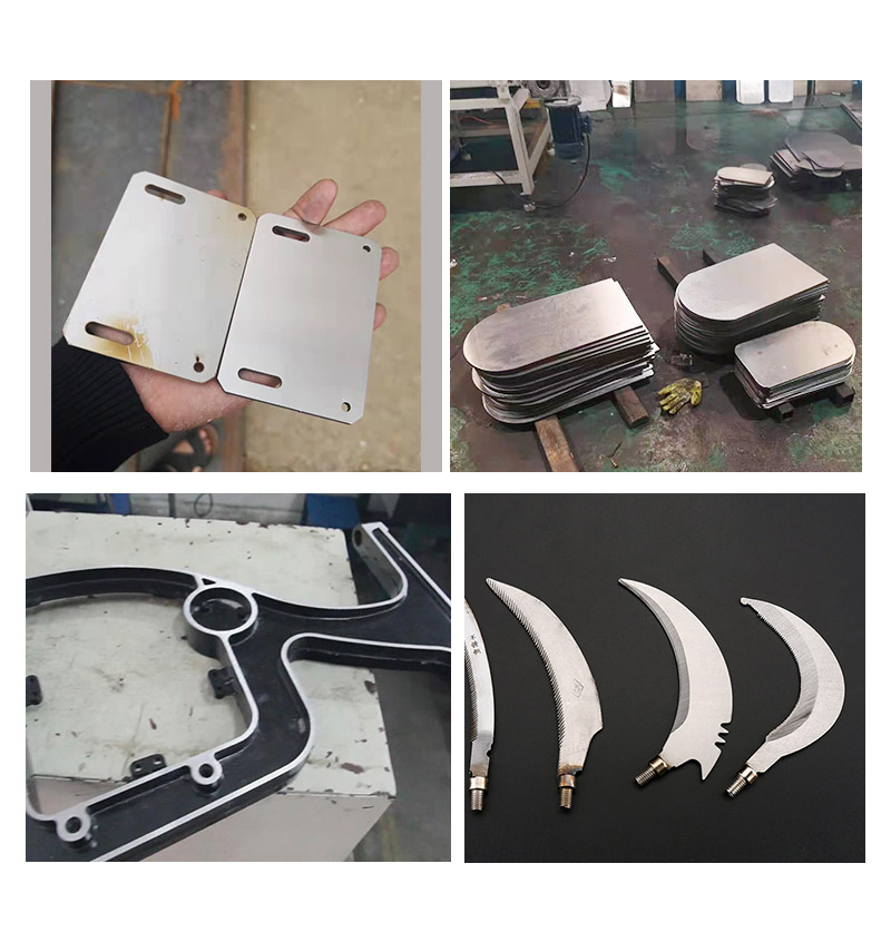 Aluminum Plate Wide Belt Sander Laser Cutting Parts Deburring Surface