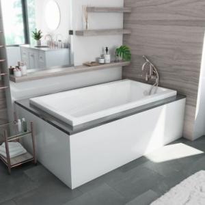 Wholesale CUPC Approved Undermount Soaking Tub White Alcove Acrylic 60 X 30 from china suppliers