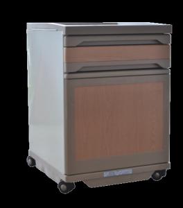 Wholesale Multicolor Medical Hospital Bedside Table On Wheels 500x510x700mm from china suppliers
