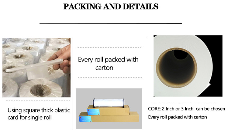 44'' Large Format RC Glossy Photo Paper , 200 Gsm Photo Paper Glossy In Rolls