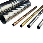 Ss Threaded 0.3mm Decorative Stainless Steel Tube Pipe Various Shapes Inox 201
