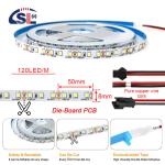 8mm 120leds Green Die-Cutting Board Flexible SMD2835 LED Strip Light for Indoor