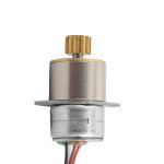 60mA 15mm Permanent Magnet Stepper Motor With Metal Gearbox 18 Degree SM1516