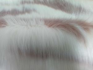 Wholesale pink white 150cm Long Hair Faux Fur，Create warm and luxurious winter fashion from china suppliers