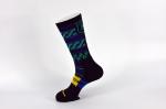 Anti - Bacterial / Anti - Slip Athletic Basketball Socks With Different Colors
