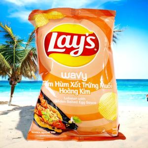Wholesale Wholesale/Retail Bulk Purchase: Lay's Lobster &amp; Golden Salted Egg Sauce Chips 28G *160 Bags from china suppliers