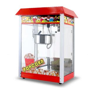 Wholesale Popcorn Machine with 8 Oz Kettle Vintage Movie Theater Commercial Popcorn Machine with Interior Light - Red from china suppliers