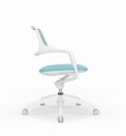 Foldable Executive Revolving Office Chair Leather For Negotiation Training Space