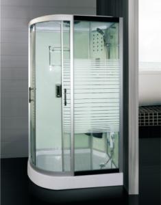 Wholesale Striped Toughened Glass Massage Steam Sliding Door Shower Cubicles 800x1200x2150 from china suppliers