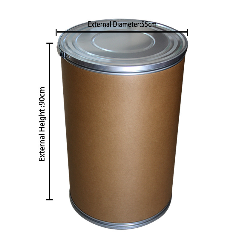 208L 55Gal Fiber Drum Barrel Recycled Kraft Paper 55 Gallon Fiber Drum