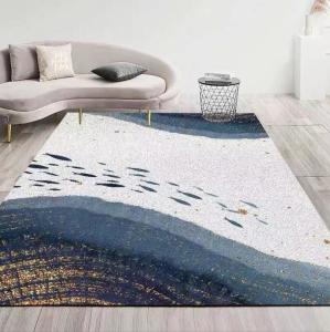 Wholesale Gradient Ripple Polyester Fiber Living Room Floor Carpet Special Style from china suppliers