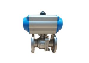 Wholesale SS316 50A Full Port Pneumatic Actuated Ball Valve from china suppliers