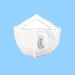 Children N95 Face Mask Fold Dust Half Face Mask With Valve CE FDA Certificate