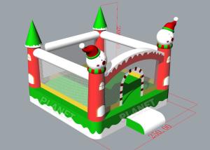 Wholesale Toddler Christmas PVC Tarpaulin Inflatable Bounce House from china suppliers