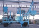 Drying Drum Horizontal Twin Shaft Asphalt Mixing Plant , 15TPH Concrete Batching