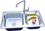 Rectangle Stainless Steel Sink Bowl / Single Bowl Undermount Sink With Brushed