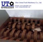 7.5kw - 45+45kw Electric plastic pipe, plastic waste crusher Double shaft