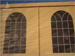 500 Seater Outdoor Party Tents Mud-Yellow Tarpaulin Aluminium Frame Marquee