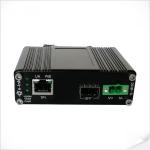 12-48V DC Input DIN Rail Industrial Grade Gigabit 30W PoE Media Converter with
