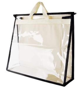 Wholesale Multi Size, Handbag Storage Dust Cover Bags, Handbag &amp; Purse, Sturdy PVC Organizer Holder With Handle Zipper from china suppliers