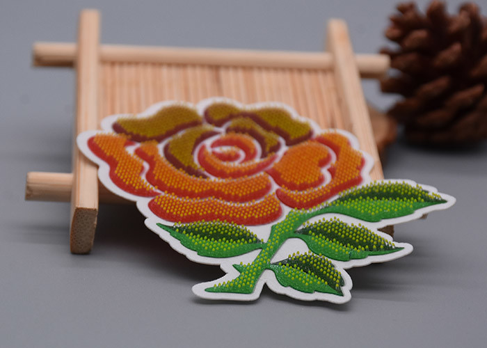 Silicone Custom Twill Labels Printed Toothbrush Logo For Clothing