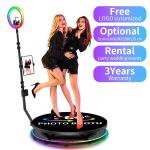Wedding Events Must-Have 360 Degree Photobooth with Traveling Case Platform