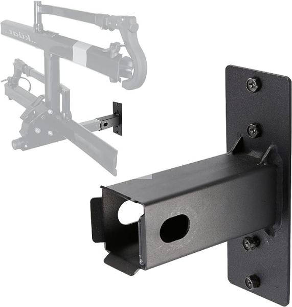 White/Black Hitch Wall Mount Bike and Cargo Rack Hanging Garage Organizer for