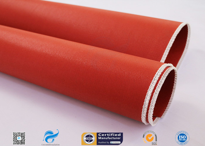 Anti Ripper Insulation Silicone Coated Fiberglass Fabric 1000mm Wide 80/80g