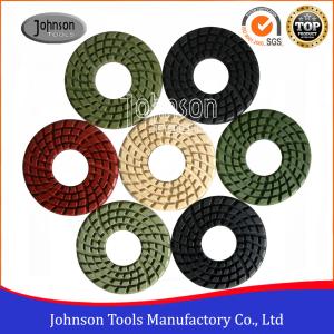 Wholesale Good Flexibility 4 Inch Diamond Stone Polishing Pads With Big Center Hole from china suppliers
