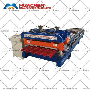 Wholesale Aluminium Metal Roof Glazed Tile Roll Forming Machine from china suppliers