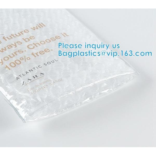 Recyclable Reusable PE Bubble Zipper Bag Slider Bag For Cosmetic Lash Goods Package US Free Shipping Cosmetic Makeup