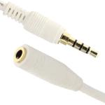 1m 2m 3m 3.5mm 4 Poles TRRS Male Jack To 3.5mm TRRS Female Stereo Aux Audio