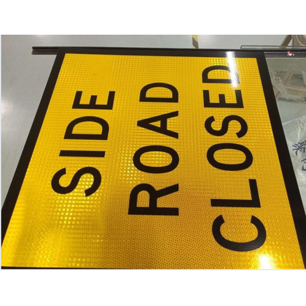 Australian Standard Class 1 Traffic Sign PVC Controller Corflute Multi Message Signs 600x600mm