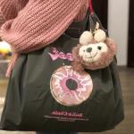 EMBROIDERED REUSABLE BAG SHOPPING BAG NYLON HAND BILL SHOULDER CROSSBODY BAG FOR
