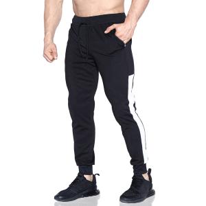 Wholesale 65% Cotton Drawstring Black Training Sportswear Joggers Men'S Running Pants from china suppliers