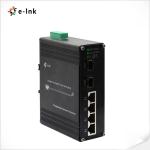 Industrial 4-port 10/100/1000T 802.3at PoE + 2-port 1000X Ethernet Switch