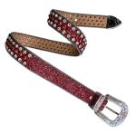 SGS Belt Buckle Hardware , Catwalk Girdle Rhinestone Womens Belt 42 inches