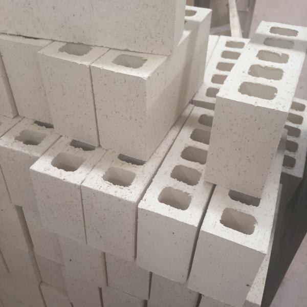 Customized White Clay Hollow Blocks For Wall Building Construction 230 X 76 x 70