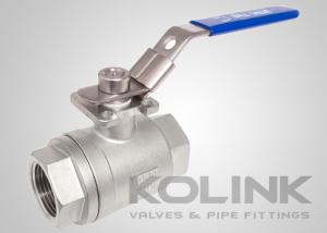 China 2-piece Ball Valve BSPT NPT 1000PSI Full Bore CF8 CF8M Stainless Steel on sale
